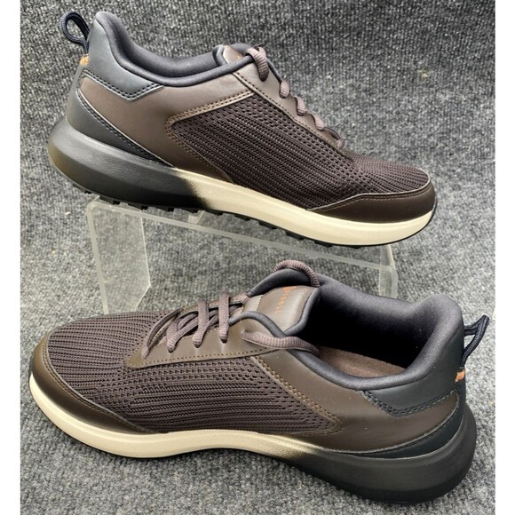 Stroll Performance Knit Golf Shoes Men\'s Size 8.5 Brown Spikeless SFMGR02002